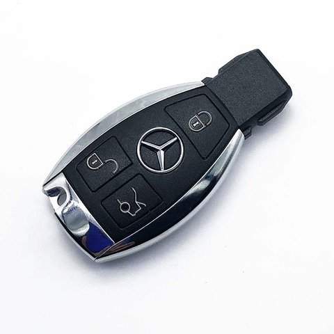 Smart Remote Car Key Shell Fob 3 Buttons Case 2000 BGA for Mercedes Benz A B C E Class W203 W204 W205 W210 W211 W212 con logo ► Photo 1/4