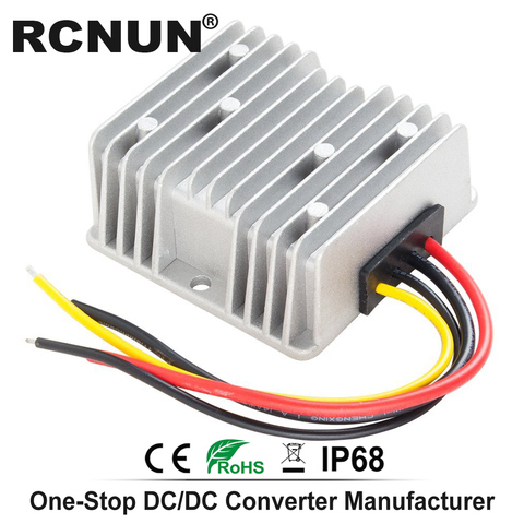 High Quality 12V to 48V 3A 4A 5A Step Up DC DC Converter 12 Volt to 48 Volt DC-DC Boost Module Waterproof RCNUN CE RoHS ► Photo 1/6