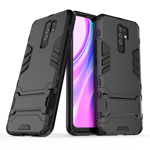 For Case Xiaomi Redmi 9 Cover For Redmi 9 Capas PC Hard Plastic Kickstand Back Cover For Xiaomi Redmi 7 8 9 6A 7A 8A 9A Fundas ► Photo 1/6