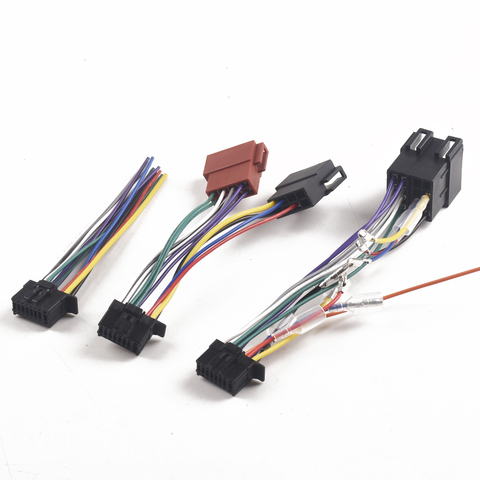 16Pin Car Head Unit Wire Harness Adapter Car Stereo Radio Power Connector  for Nissan OEM Car Radio Harness 