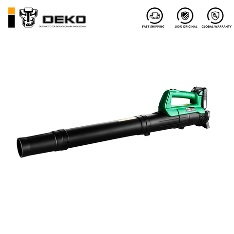 DEKO Li-ion Battery Cordless leaf Blower Cordless String Blower 20V 2000mAh Electric Air Blower Cordless Sweeper Garden Tools ► Photo 1/6