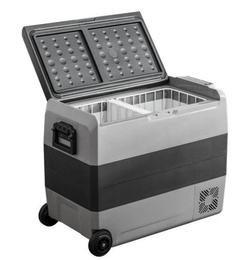 Portable Ice Cream Freezer 12V 24V 220V Dual Use Dual Zone Car Truck