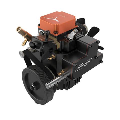 Toyan Water-cooled Four Stroke Gasoline Model Engine with Starting Motor for 1:10 1:12 1:14 RC Car Boat Airplane - FS-S100G (W) ► Photo 1/6