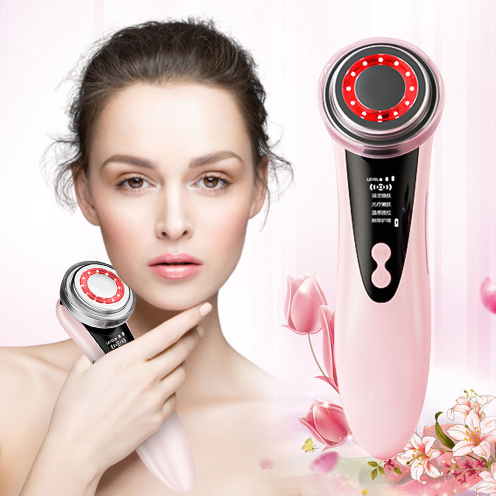 Price history & Review on EMS Face Lifting Cool Facial Massager Sonic Ion  LED Photon Anti Aging Skin Rejuvenation Lifting Tighten Face Skin Care  Beauty | AliExpress Seller - Healthylife Store | Alitools.io