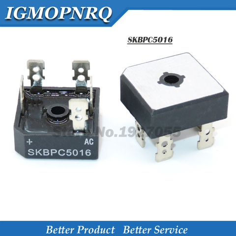 1PCS SKBPC5016 KBPC5016 C5016 DIP 50A 1600V SKBPC 5016 Three-phase rectifier bridge Five-legged bridge rectifier bridge stack ► Photo 1/1