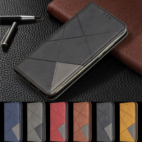 Magnetic Leather Slim Case na For Samsung Galaxy A50 A51 A21 A70 A40 A30 A20 s A10e A7 2022 Flip Stand Business Phone Cover ► Photo 1/6