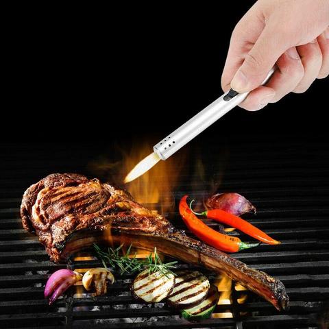 Metal torch lighter Outdoor Barbecue Charcoal Gas Cooker butane torch soplete cocina Stove lighter Kitchen Igniter Gun Lighter ► Photo 1/6