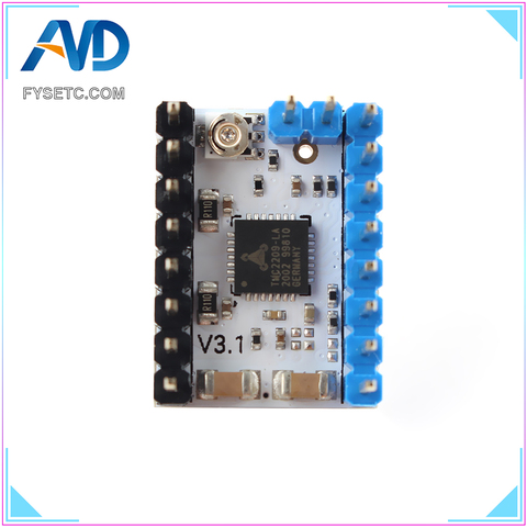 5PCS TMC2209 v3.1 3d Printer Parts Stepping Motor Driver Stepsticks Mute Driver 256 Microsteps Current 2.8A Peak VS TMC2208 ► Photo 1/6