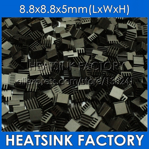 50Pcs 8.8x8.8x5mm Cooling Accessories DIY Heatsink CPU GPU IC Memory Chip Aluminum Heat Sink Cooler Radiator ► Photo 1/4