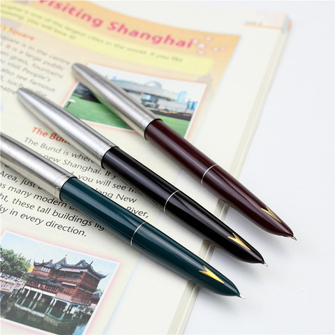 Nostalgic style Hero pens gold arrow retro plastic fountain pen school student office writting stationery ► Photo 1/6