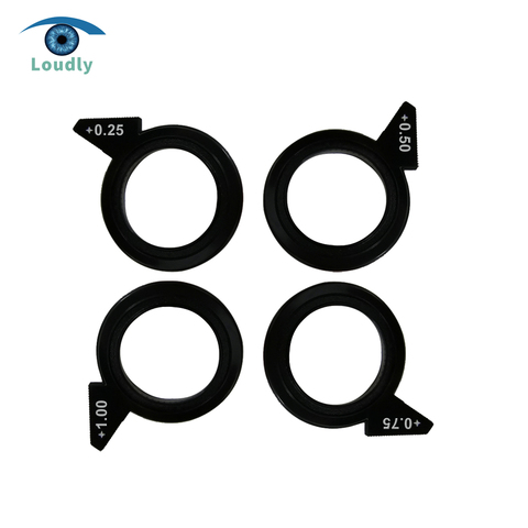 Loudly brand Optical product black color Replacing lenses spared lenses Sphere with plastic rim for trial lens set ► Photo 1/1