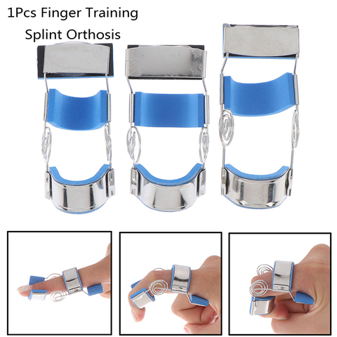 Finger Joints Training Splint Orthosis Finger's Contractures Spasm Stroke Knuckle Recovery Rehabilitation Exercise Support New ► Photo 1/6