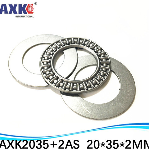 AXK2035 Thrust Needle Roller Bearing 20x35x2 Thrust Bearings for 20mm Shaft AXK Steel Ra 0.05 Piece 0.075kg (0.17lb.) ► Photo 1/6