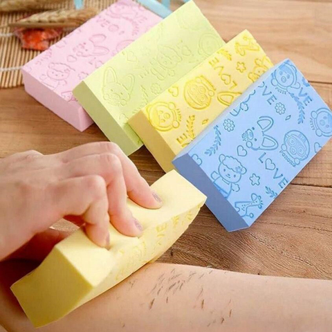 Soft Body Scrubber Bath Exfoliating Sponge Shower Brush Skin Cleaner Cleaning Sponge Pad Body Dead Skin Remover Bathing Supplies ► Photo 1/6