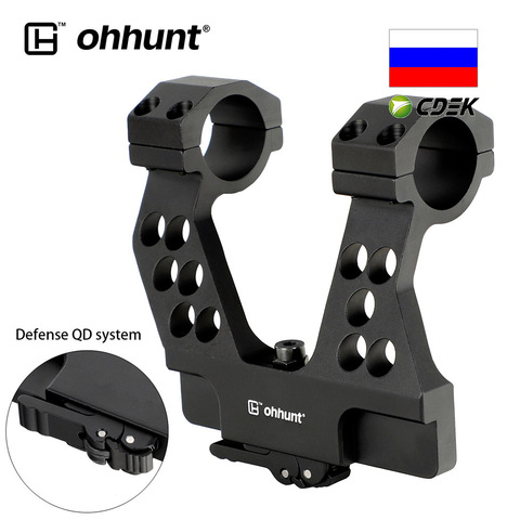 ohhunt Tactical AK47 AK74 Side Rail Scope Mount Elite Defense Quick Detach System with 1 Inch 30mm Rings for Hunting Riflescope ► Photo 1/6