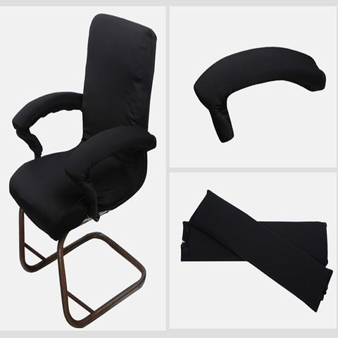 2pcs Stretch Spandex Dining Chair Armrest Covers Removable Polyester Office Computer Chair Armrest Cover Elbow Arm Rest Covering ► Photo 1/6