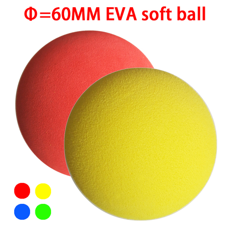 60mm Big Golf Balls EVA Ball Diameter Red Yellow cat dog puppy pets chew practice soft toys new tennis balls 2pcs/pack 9g/pcs ► Photo 1/1