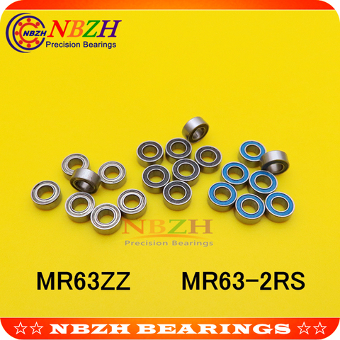 673-2Z 673ZZ MR63 MR63ZZ MR63RS MR63-2RS SMR63ZZ  SMR63-2RS ZZ RS RZ 2RZ Deep Groove Ball Bearings 3 x 6 x 2.5mm High Quality ► Photo 1/6