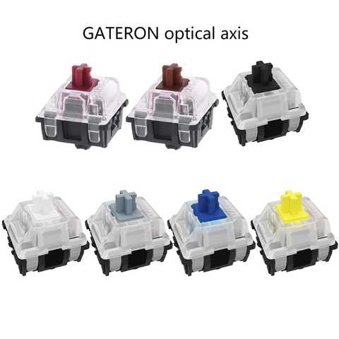 Gateron Optical Switches Interchange Optical Switch Mechanical Keyboard SK61 SK64 Blue, Red, Brown, Black,Yellow,Axis ► Photo 1/6