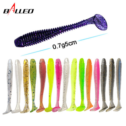 Balleo 10pcs /20pcs soft lure 0.7g Fishing lure Shad Silicone bait Soft Plastic Bait  Feeder For Pike fishing tackle ► Photo 1/6