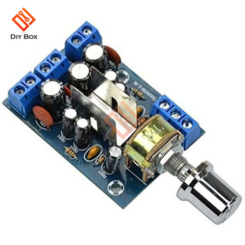 TEA2025B Digital Audio Amplifier Board 2.0 Channel 3W+3W DC 5V 9V 12V Stereo AMP with Volume Control for PC Speakers ► Photo 1/6