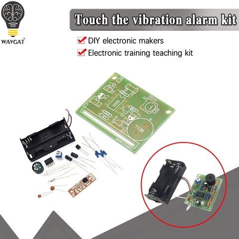 Touch vibration alarm kit electronic making maker DIY electronic training kit teaching kit, student laboratory ► Photo 1/6