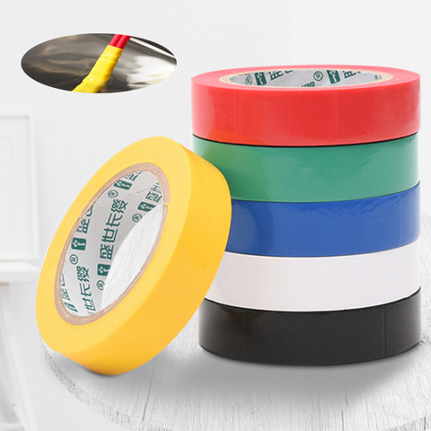 10M/15M Wire Flame Retardant Electrical Insulation Tape 600V High Voltage PVC Tape Waterproof Self-adhesive Electrician Tape ► Photo 1/6