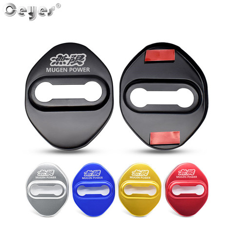 Ceyes Car Accessories Auto Door Lock Covers Case For Honda Mugen Power Typer Civic Accord CRV Auto Decorate Stickers Car Styling ► Photo 1/6