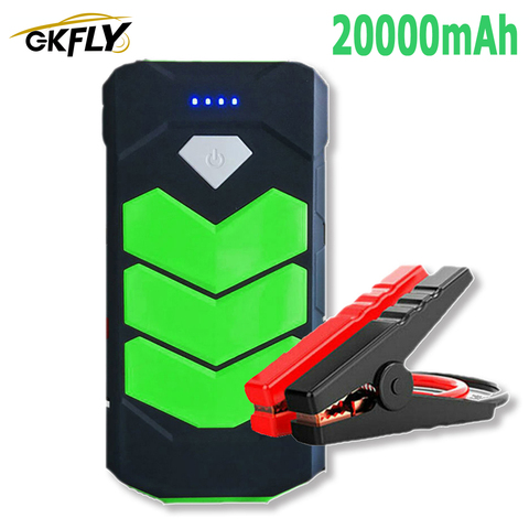 High Power 20000mAh Starting Device 12V Car Jump Starter Power Bank Petrol Diesel Car Charger For Car Battery Booster LED ► Photo 1/6