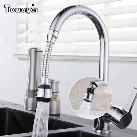 360 Degree Swivel Kitchen Faucet Aerator Adjustable Dual Mode Sprayer Filter Diffuser Water Saving Nozzle Faucet Connector ► Photo 1/6