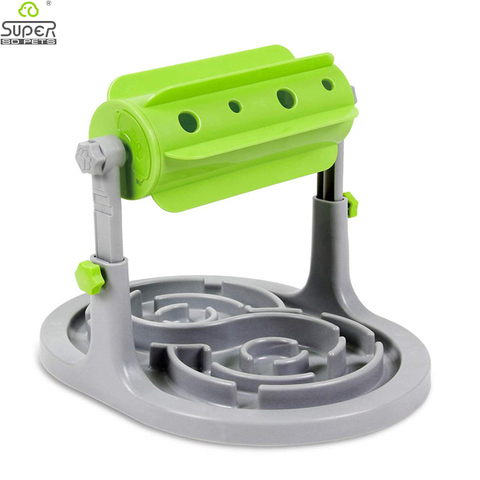 Interactive IQ Dry Food Dog Toys Food Feeder Educational Dog Puzzle Toys Training Game Toy Anti Choke Slower Treated Feeder Bowl ► Photo 1/6