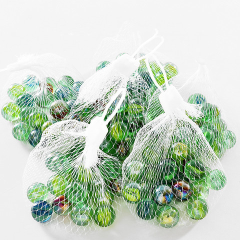 20pcs 14Mm Glass Ball Cream Cattle Small Marbles Pat Toys Parent- Child Beads Console Game Pinball Machine of Bouncing Ball ► Photo 1/6