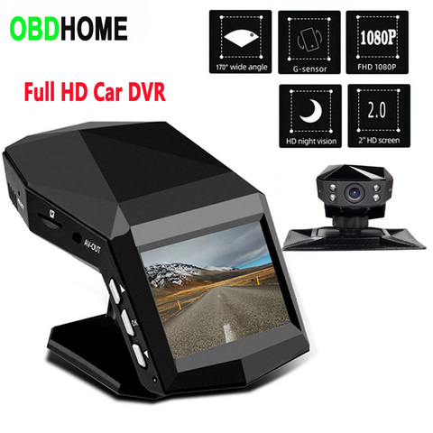 New Center Console Driving Recorder 2 in Display Full HD 1080P Night Vision Car DVR Dash Camera Cycle Recording G-sensor Dashcam ► Photo 1/1