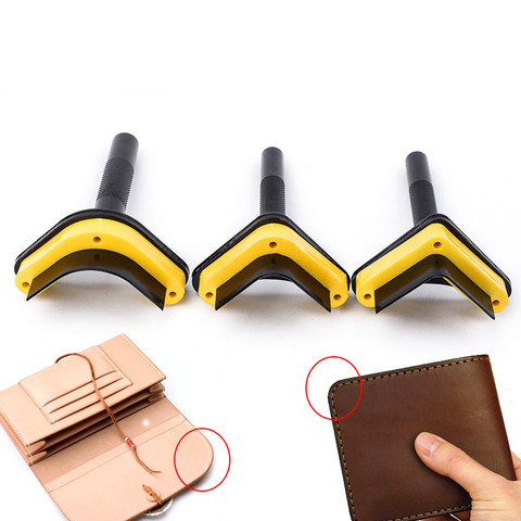 Leather Corner Punch Leather Cutting Knife Punching Tools Leather Craft Belt Strap Bag Wallet End C/V Shape Leather Round Cutter ► Photo 1/6