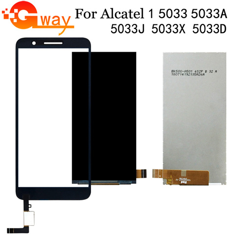 5.0” For Alcatel 1 5033 OT5033 5033A 5033J 5033X 5033D 5033T LCD Display+Touch Screen Digitizer For Telstra Essential Plus 2022 ► Photo 1/6