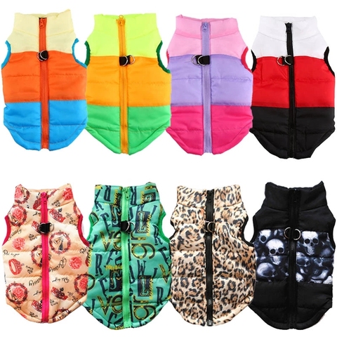 Winter Dog Clothes for Small Dogs Windproof Puppy Vest Warm Coat Jacket Padded Clothes Pet Cat Dog Outfit Chihuahua Clothing ► Photo 1/6