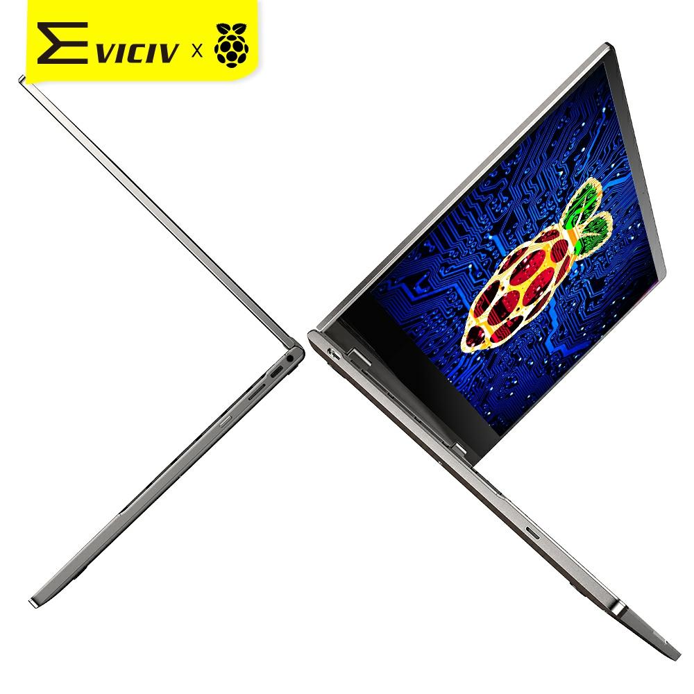 EVICIV Raspberry Pi 4 3 Laptop Raspbook Touchscreen Keyboard Battery RasPi Portable Monitor RPi Rechargeable LCD Screen Display ► Photo 1/6