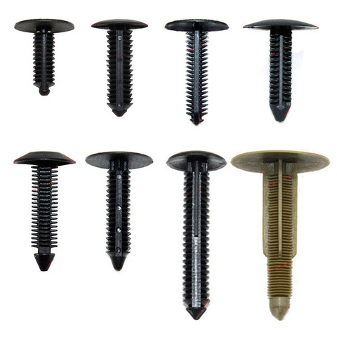 6mm 7mm 8mm Plastic Rivets Vehicle Universal Auto Fasteners Car Roof Liner Trunk Cover Molding Trim Acoustic Mat Retainer Clips ► Photo 1/6