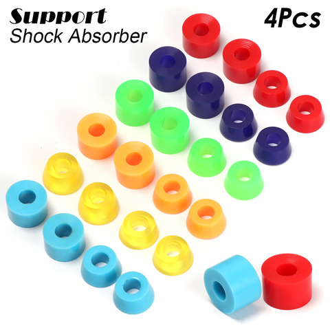 4 PCs/Set Skateboard Bushing Truck Wheels Axle Bushings Scooter PU Cushion Dancing Longboard Skateboard Shockproof Accessories ► Photo 1/1