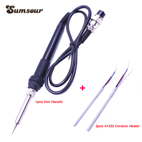 Original Saike Soldering Station 852D++ 909D 898D Universal Soldering Iron Handle With 2 Additional Heating Elements ► Photo 1/1