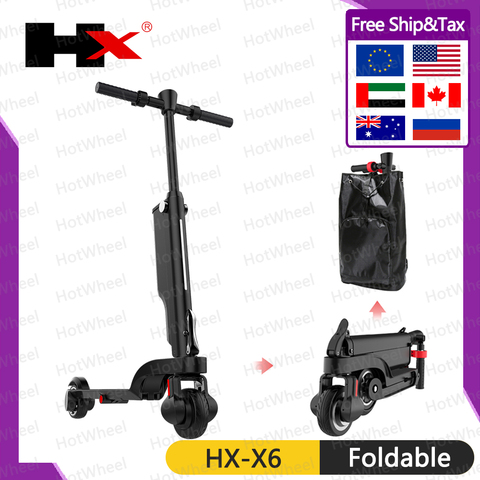 HX X6 Scooter Skateboard two wheel electric  foldable mini Kick Scooter 6A ► Photo 1/6