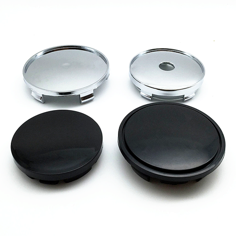 4pcs 56mm 60mm 65mm 68mm No Logo Rim Caps Cover Car Wheel Center Hub Caps For Paste Wheel Center Sticker Badge Emblem Accessorie ► Photo 1/6