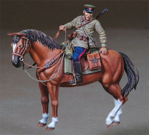 1/35 Russian ancient  Officer (1 Figure and 1 Horse)  Resin figure Model kits Miniature gk Unassembly Unpainted ► Photo 1/1