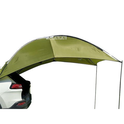 Portable Rear Tent 190T Polyester Cloth 8.5mm Fiberglass Rod Car Side Tent Outdoor Camping Rainproof Car Sunshade Tent Pergola ► Photo 1/6