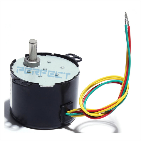 50KTYZ AC motor permanent magnet synchronous motor AC 220V speed reducer motors controllable positive and negative inversion 6W ► Photo 1/5