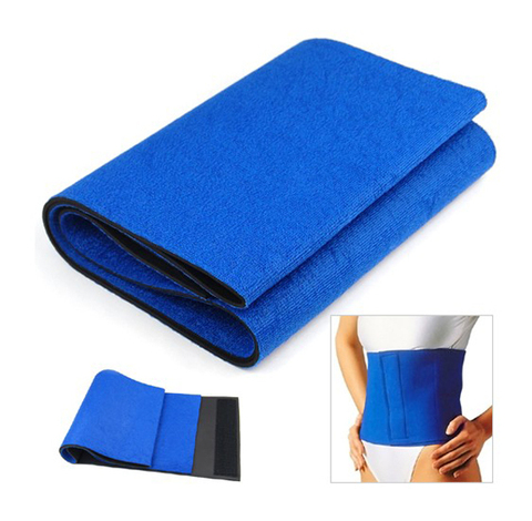 Fat Slimming Exercise Waist Sweat Belt Body Wrap Sauna Neoprene Elastic Weight Reducing Waistband HOT SALE ► Photo 1/4