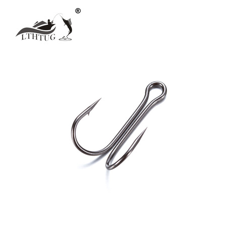 20 Pcs/Lot LTHTUG Fishing Hook Baitholder Double Hook Bass Lure Holder Fly Tying Crank Hook Set Saltwater Needle Fishhook ► Photo 1/6