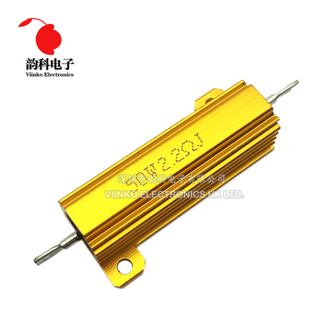 50W Aluminum Power Metal Shell Case Wirewound Resistor 0.01 ~ 100K 0.05 0.1 0.5 1 1.5 2 6 8 10 20 100 150 200 300 500 1K 10K ohm ► Photo 1/4
