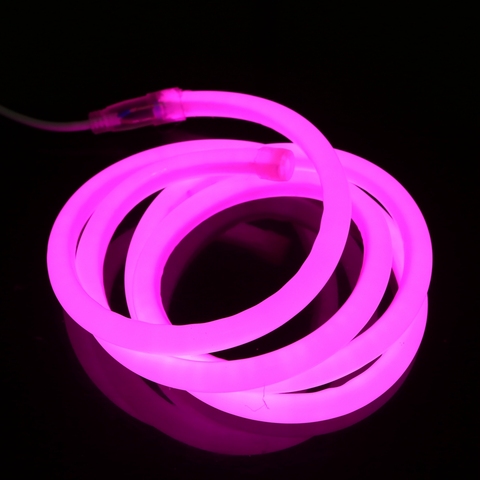 Neon Led Strip Light 360 Round AC 220V Flexible Neon Tube SMD 2835 120Led/m IP68 Waterproof Rope Light String Outdoor Decoration ► Photo 1/6