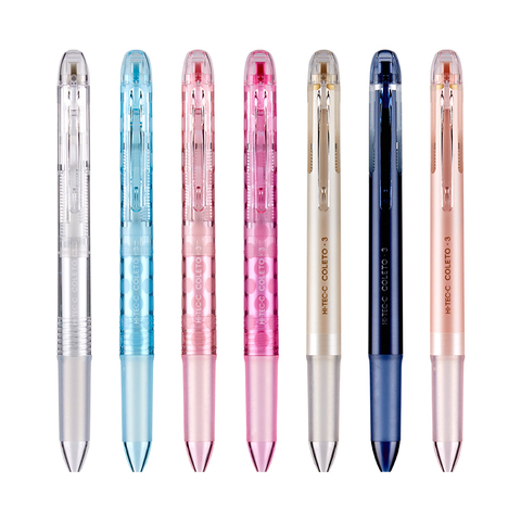 Japan Stationery (Refills Not Include) Pilot Hi-Tec-C Coleto Pen Body Component Pink Dot Metallic Cute Stationary P-LHKCG ► Photo 1/6